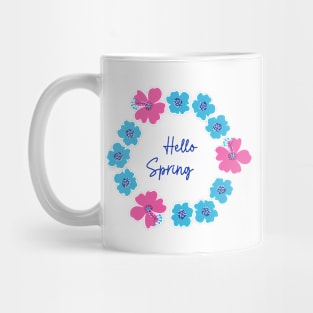 Tropical flower wreath Mug